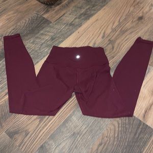 Lululemon Align Leggings- Maroon